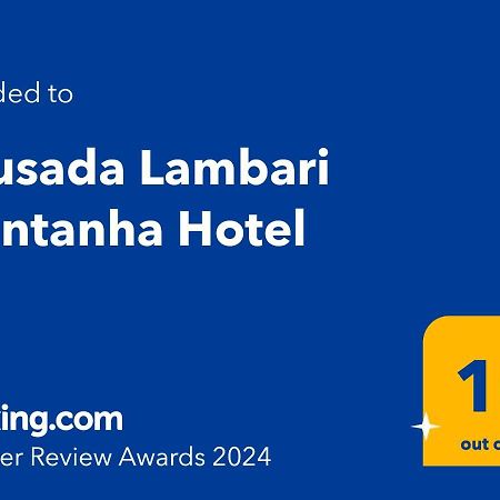 Pousada Lambari Montanha Hotel Εξωτερικό φωτογραφία